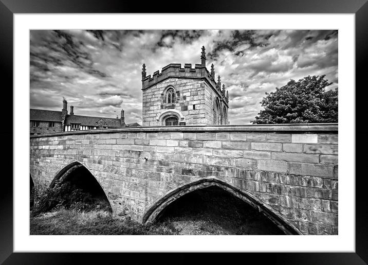 Rotherham Chapel on the Bridge Framed Mounted Print by Darren Galpin