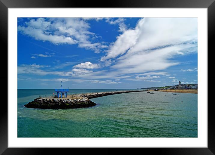 Neptunes Arm, Herne Bay, Kent  Framed Mounted Print by Darren Galpin