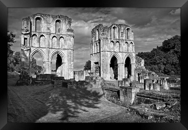 Roche Abbey Ruins Framed Print by Darren Galpin