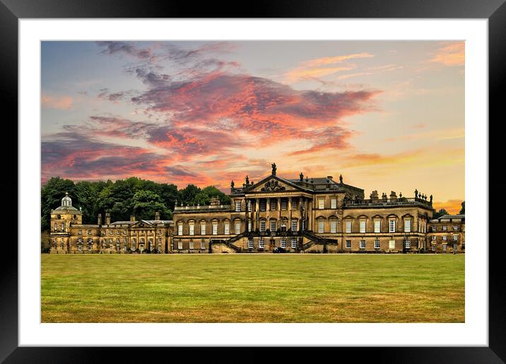 Wentworth Woodhouse  Framed Mounted Print by Darren Galpin