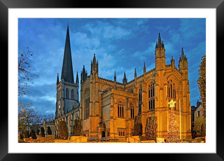 Wakefield Cathedral Framed Mounted Print by Darren Galpin