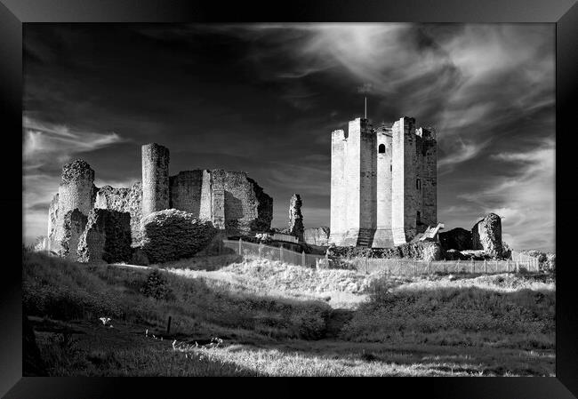 Conisbrough Castle Framed Print by Darren Galpin