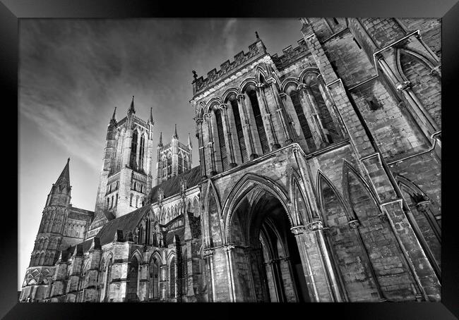 Lincoln Cathedral Framed Print by Darren Galpin