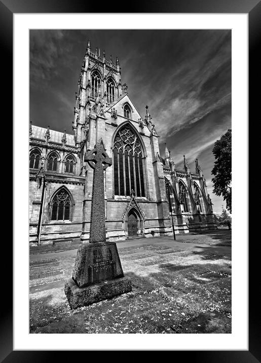 Doncaster Minster Framed Mounted Print by Darren Galpin