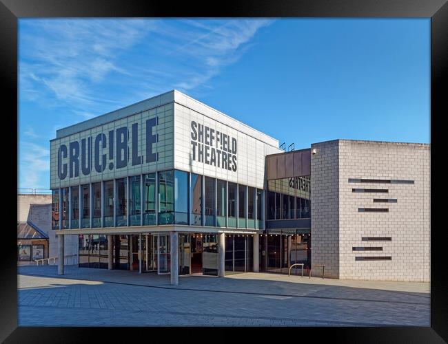 Crucible Theatre, Sheffield Framed Print by Darren Galpin