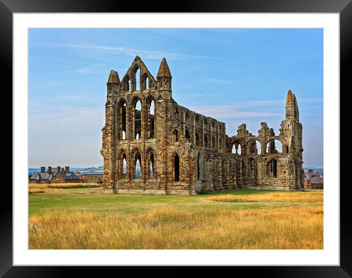 Whitby Abbey Framed Mounted Print by Darren Galpin