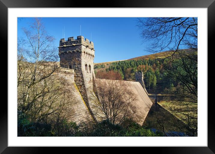 Derwent Dam Framed Mounted Print by Darren Galpin