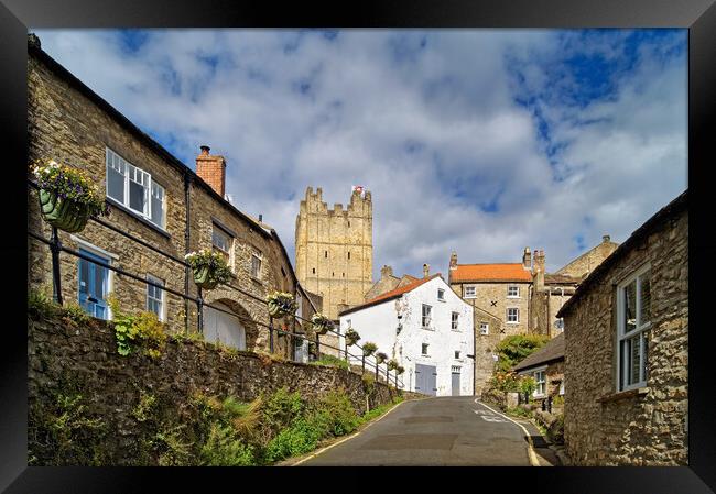 Richmond Castle from Millgate Framed Print by Darren Galpin