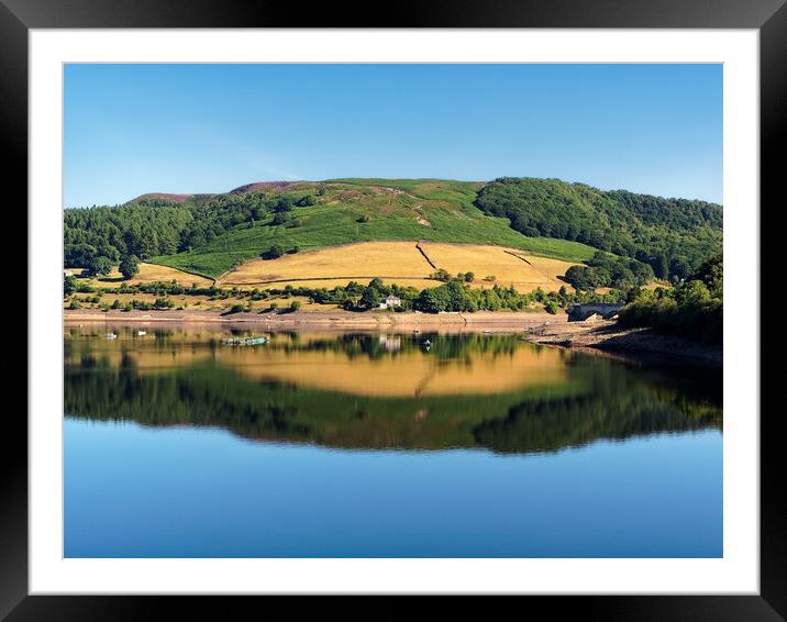 Ladybower Reflections Framed Mounted Print by Darren Galpin