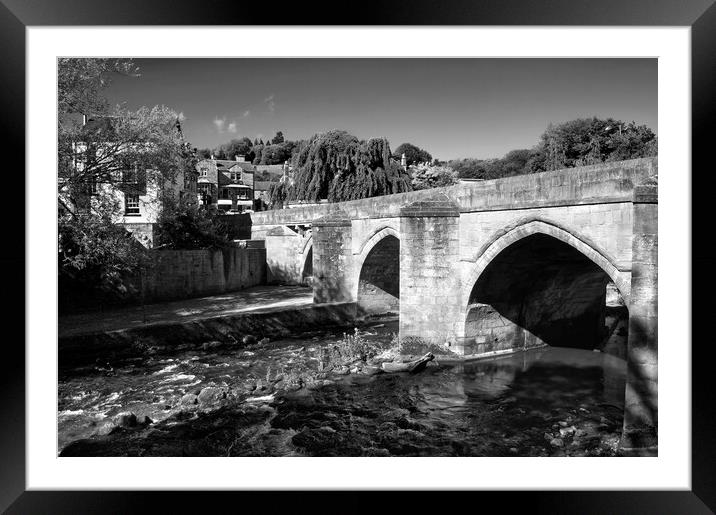 Matlock Bridge & River Derwent Framed Mounted Print by Darren Galpin