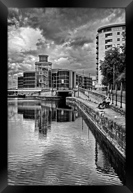 Royal Armouries from Aire and Calder Navigation Framed Print by Darren Galpin