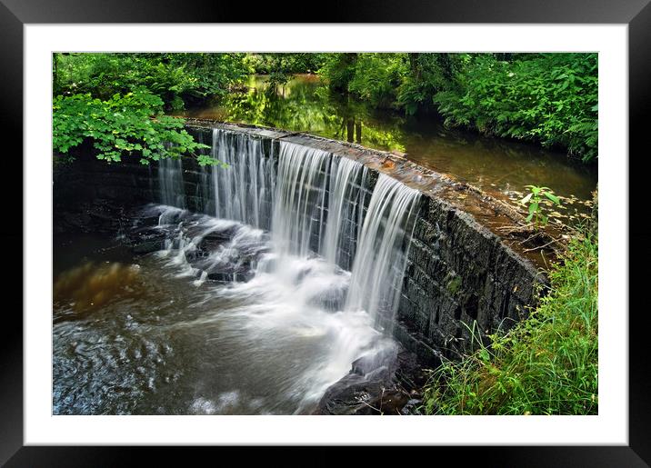 Magdale Waterfall Framed Mounted Print by Darren Galpin
