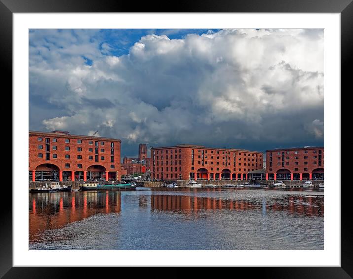 Royal Albert Dock, Liverpool Framed Mounted Print by Darren Galpin