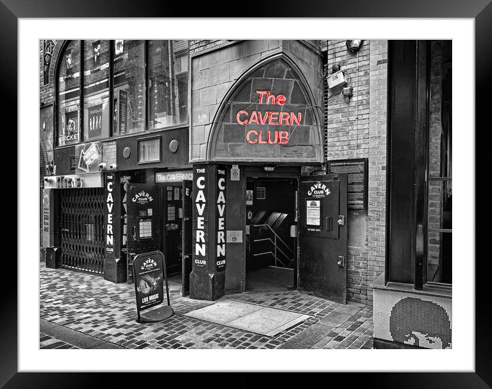 The Cavern Club, Liverpool Framed Mounted Print by Darren Galpin