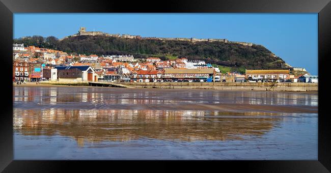 Scarborough South Bay, North Yorkshire  Framed Print by Darren Galpin