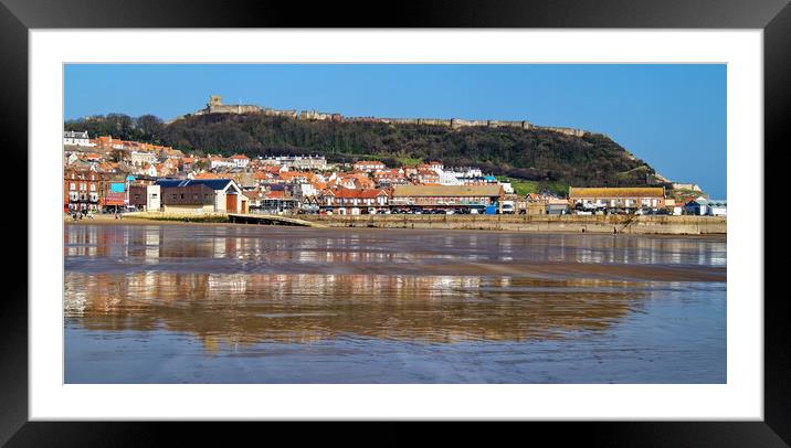 Scarborough South Bay, North Yorkshire  Framed Mounted Print by Darren Galpin