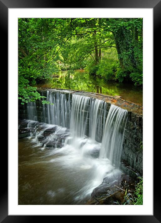 Magdale Waterfall Framed Mounted Print by Darren Galpin