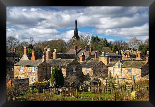 Wentworth Village and Holy Trinity Church Framed Print by Darren Galpin