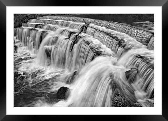 Monsal Weir  Framed Mounted Print by Darren Galpin