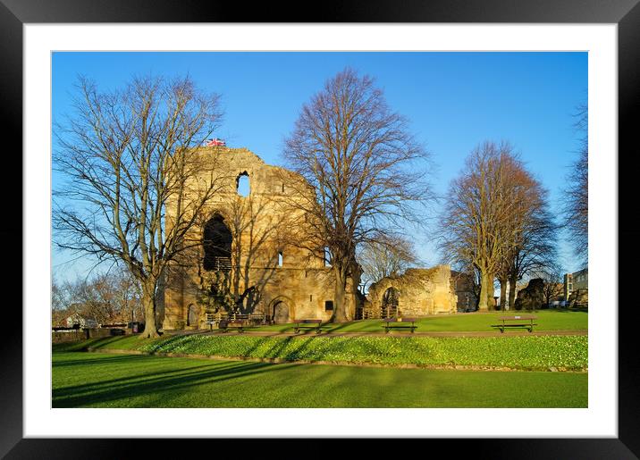 Knaresborough Castle Framed Mounted Print by Darren Galpin