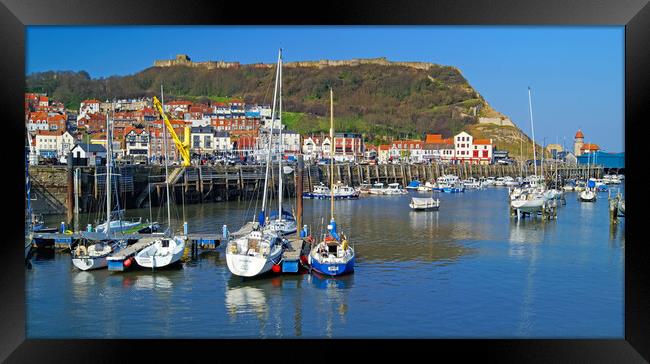 Scarborough Harbour Framed Print by Darren Galpin