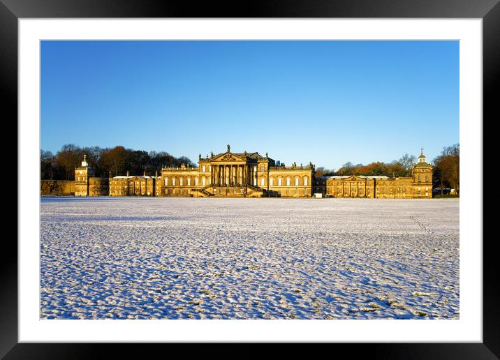 Wentworth Woodhouse Framed Mounted Print by Darren Galpin