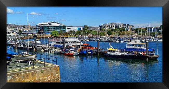 Entrance to the Barbican, Plymouth Framed Print by Darren Galpin
