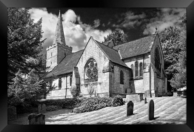 St Bartholomew's Church, Maltby  Framed Print by Darren Galpin