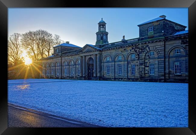 Wentworth Woodhouse Stable Sunrise Framed Print by Darren Galpin