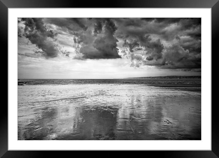 Filey Beach Framed Mounted Print by Darren Galpin