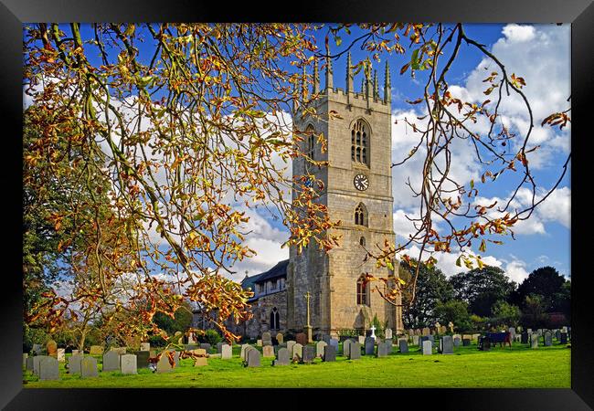 St Peter and St Paul’s Church, Sturton-le-Steeple  Framed Print by Darren Galpin
