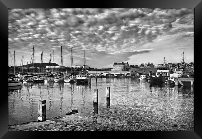 Scarborough Harbour Framed Print by Darren Galpin