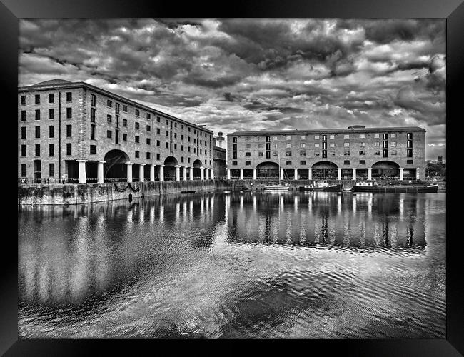 Royal Albert Dock, Liverpool Framed Print by Darren Galpin