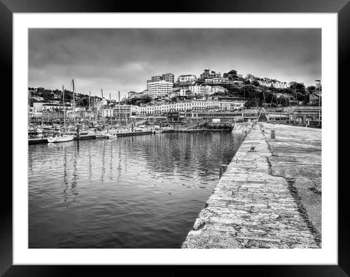 Torquay Harbour Framed Mounted Print by Darren Galpin