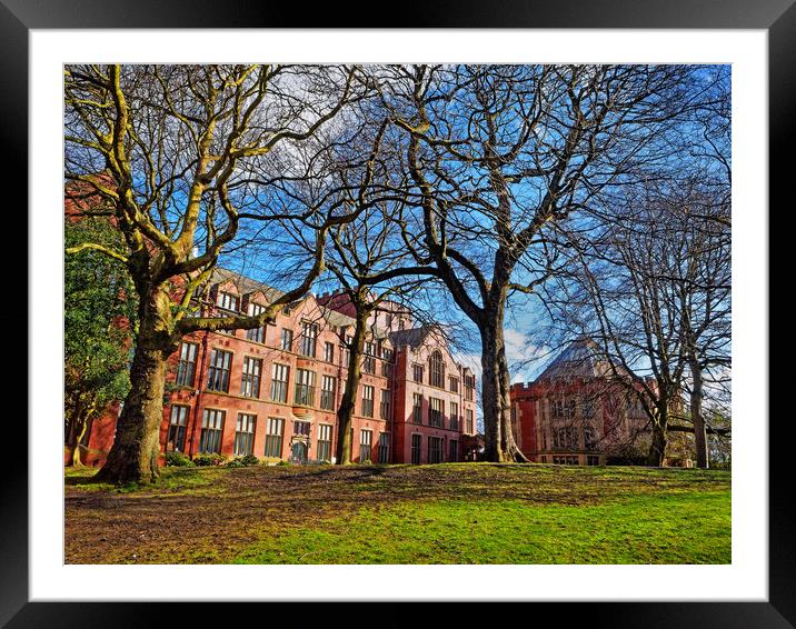 Firth Court, University of Sheffield Framed Mounted Print by Darren Galpin