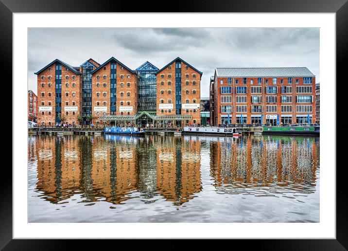 Gloucester Docks Framed Mounted Print by Darren Galpin
