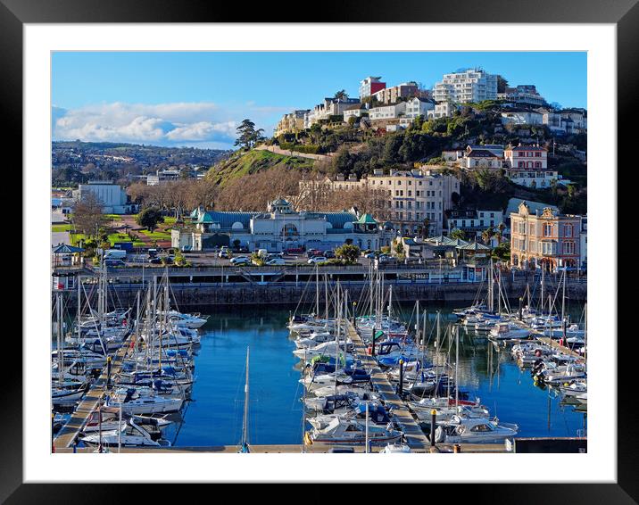 Torquay Harbour View Framed Mounted Print by Darren Galpin