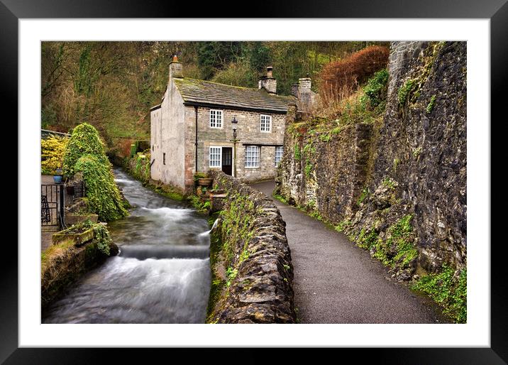 Peakshole Water in Castleton Framed Mounted Print by Darren Galpin