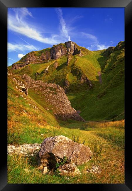 Winnats Pass Framed Print by Darren Galpin