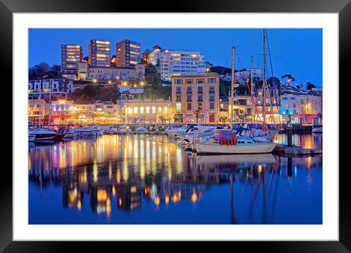 Torquay Harbour Framed Mounted Print by Darren Galpin