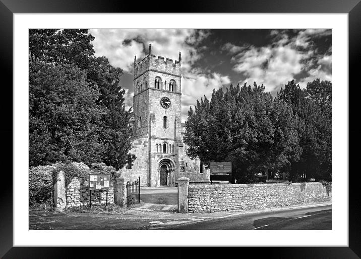 The Church of St Mary Magdalene, Campsall Framed Mounted Print by Darren Galpin