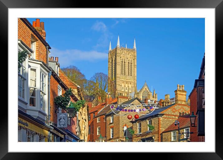 Lincoln Cathedral Framed Mounted Print by Darren Galpin