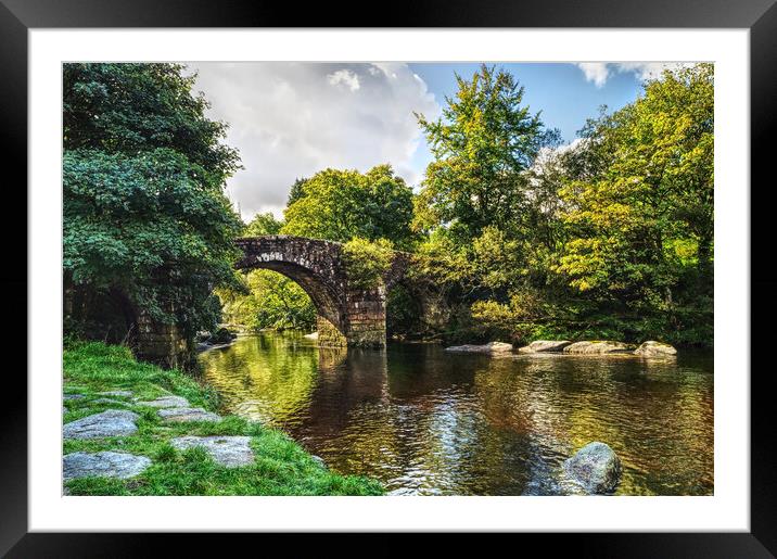 Hexworthy Bridge, Dartmoor Framed Mounted Print by Darren Galpin