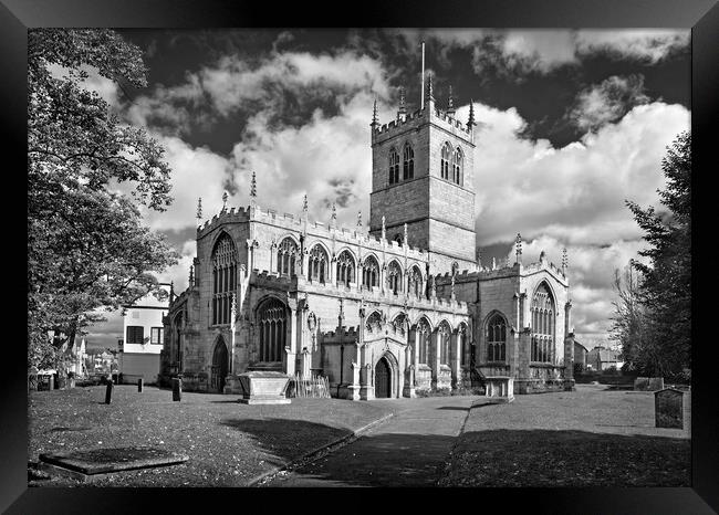 St Swithuns Church, Retford Framed Print by Darren Galpin