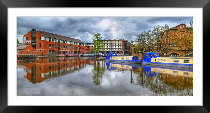 Victoria Quays Panorama Framed Mounted Print by Darren Galpin