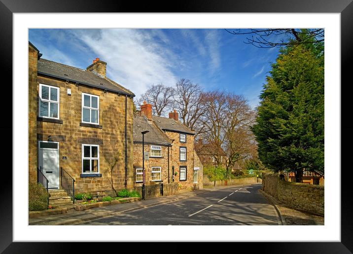 Worsbrough Village Framed Mounted Print by Darren Galpin