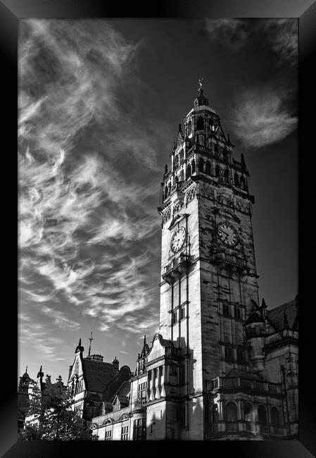  Sheffield Town Hall, South Yorkshire  Framed Print by Darren Galpin