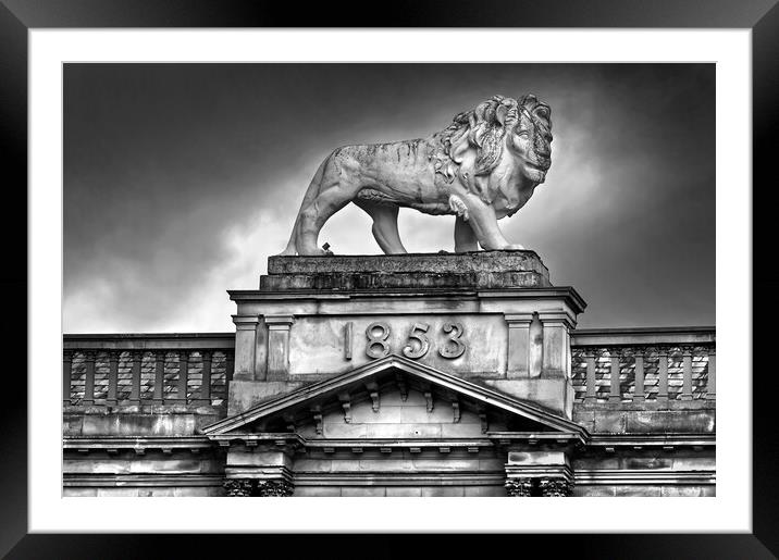 Lion Chambers Building Huddersfield Framed Mounted Print by Darren Galpin