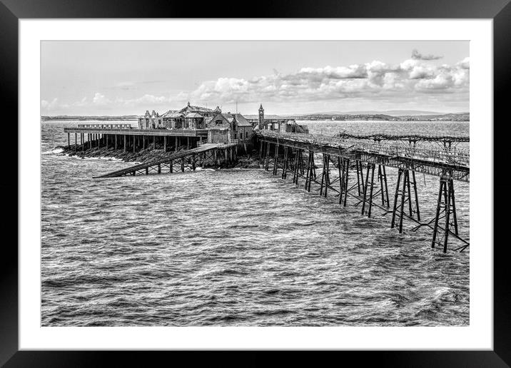 Birnbeck Pier Weston-super-Mare Framed Mounted Print by Darren Galpin