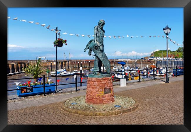 The Ancient Mariner at Watchet Framed Print by Darren Galpin